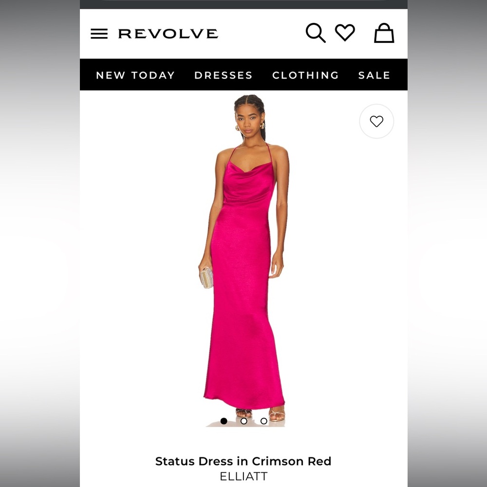 Revolve Elliott Backless Pink Dress